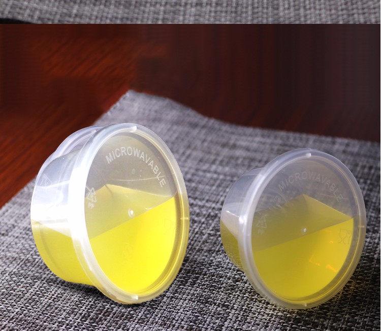 一次性酱料盒分体多规格酱汁杯带盖密封打包调料盒加厚塑料酱料杯调料盒